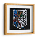 Mikasa Vs Titanes - Roge I. Luis | Cuadro decorativo de Canvas Lab