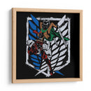 Mikasa Vs Titanes - Roge I. Luis | Cuadro decorativo de Canvas Lab