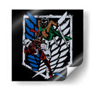 Mikasa Vs Titanes - Roge I. Luis | Cuadro decorativo de Canvas Lab