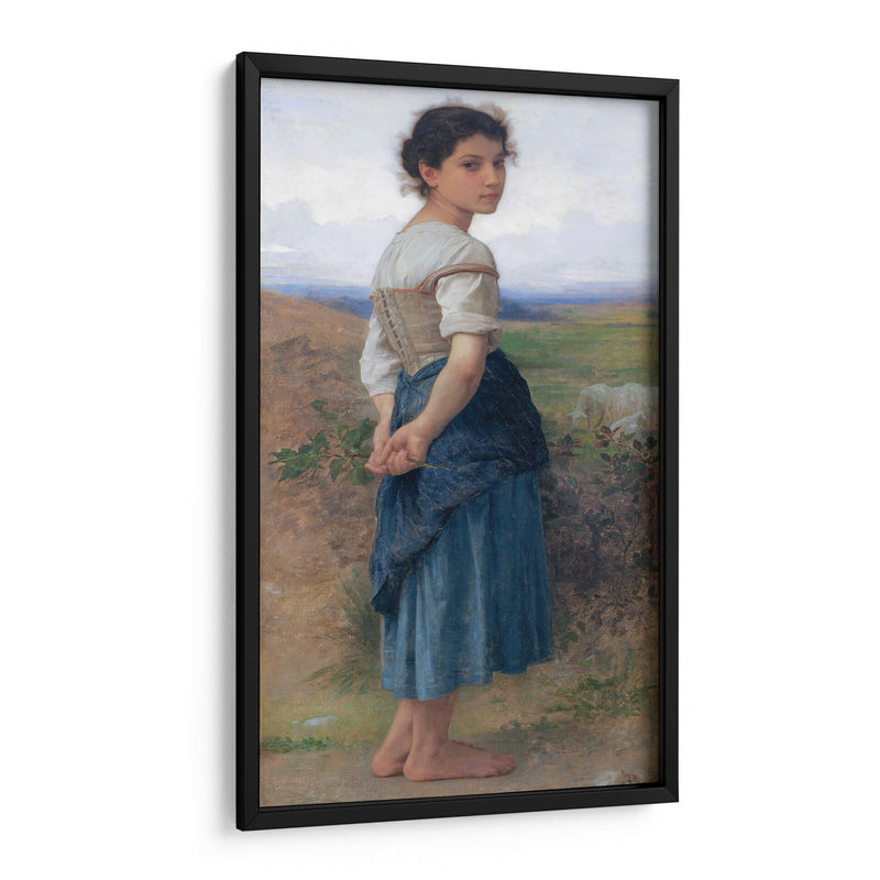 La joven pastora - William-Adolphe Bouguereau | Cuadro decorativo de Canvas Lab