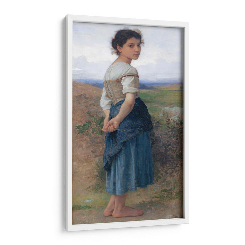 La joven pastora - William-Adolphe Bouguereau | Cuadro decorativo de Canvas Lab