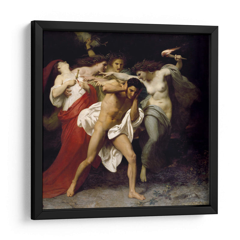 Orestes perseguido por las Furias - William-Adolphe Bouguereau | Cuadro decorativo de Canvas Lab