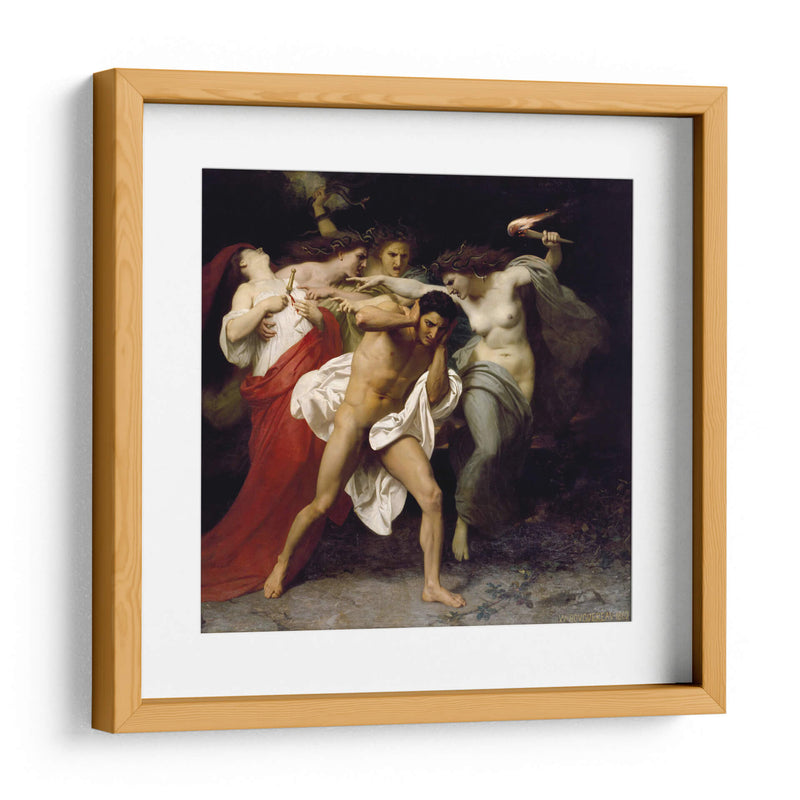 Orestes perseguido por las Furias - William-Adolphe Bouguereau | Cuadro decorativo de Canvas Lab