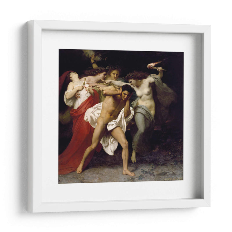 Orestes perseguido por las Furias - William-Adolphe Bouguereau | Cuadro decorativo de Canvas Lab