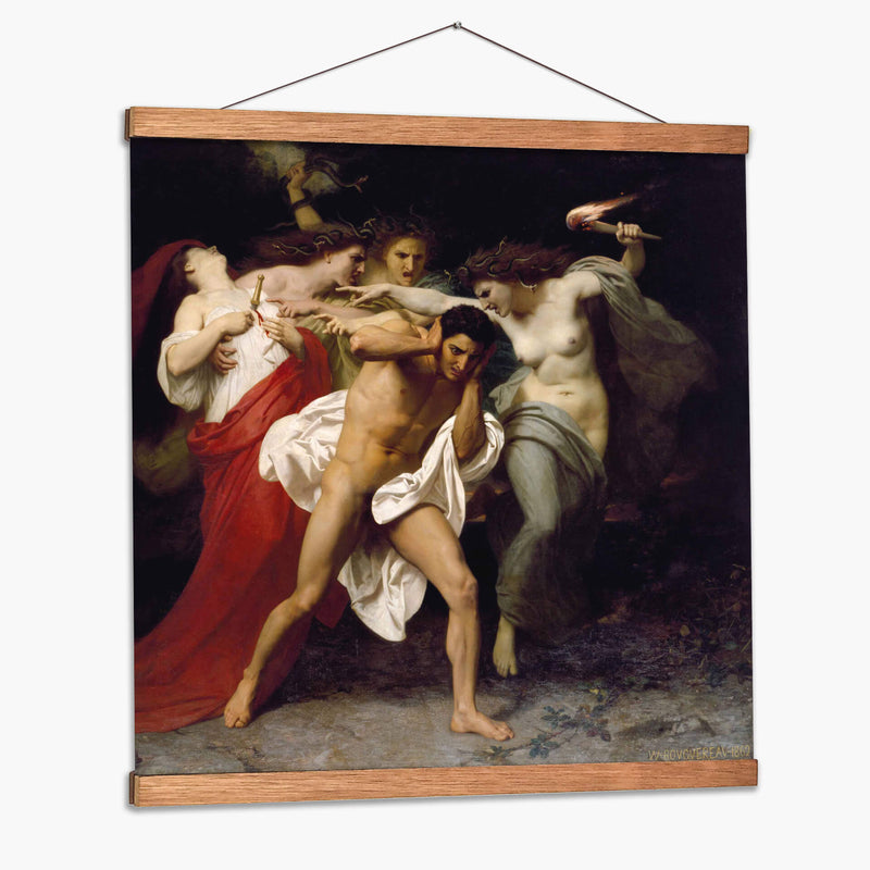 Orestes perseguido por las Furias - William-Adolphe Bouguereau | Cuadro decorativo de Canvas Lab