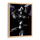 Dark Saber Mando - Action Geek | Cuadro decorativo de Canvas Lab
