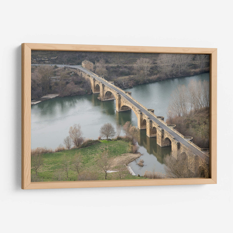 Puente en San Vicente Sonsierra, La Rioja - Jaime López Portillo  | Cuadro decorativo de Canvas Lab