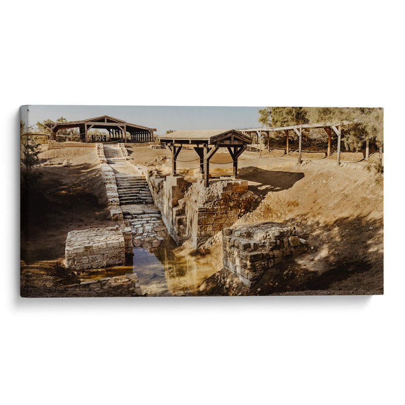 Bautizo de Jesús, Jordania - Emmanuel Ramírez - Emmanuel Ramírez | Cuadro decorativo de Canvas Lab