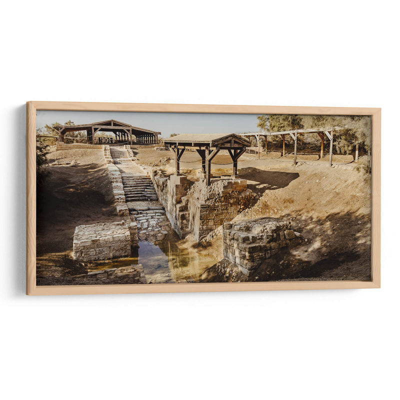 Bautizo de Jesús, Jordania - Emmanuel Ramírez - Emmanuel Ramírez | Cuadro decorativo de Canvas Lab