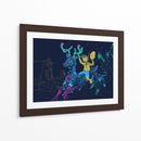 Chaneque y Venado Azul - Gabriel Oz | Cuadro decorativo de Canvas Lab