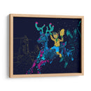 Chaneque y Venado Azul - Gabriel Oz | Cuadro decorativo de Canvas Lab