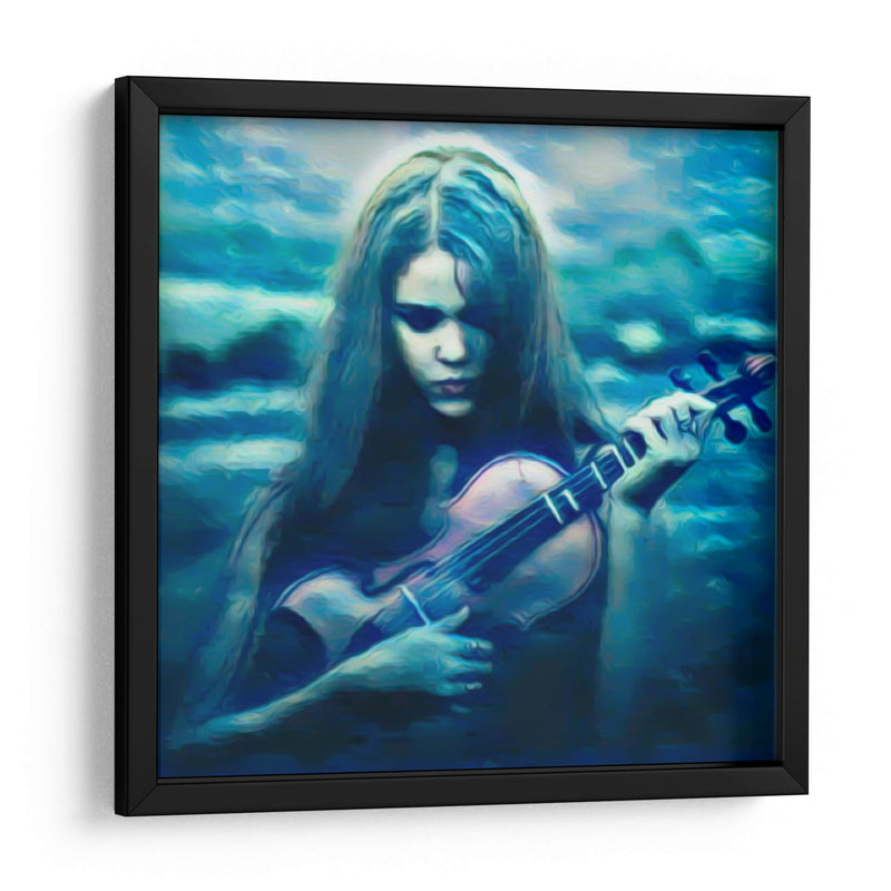 La chica del violin - Mauricio Silerio | Cuadro decorativo de Canvas Lab