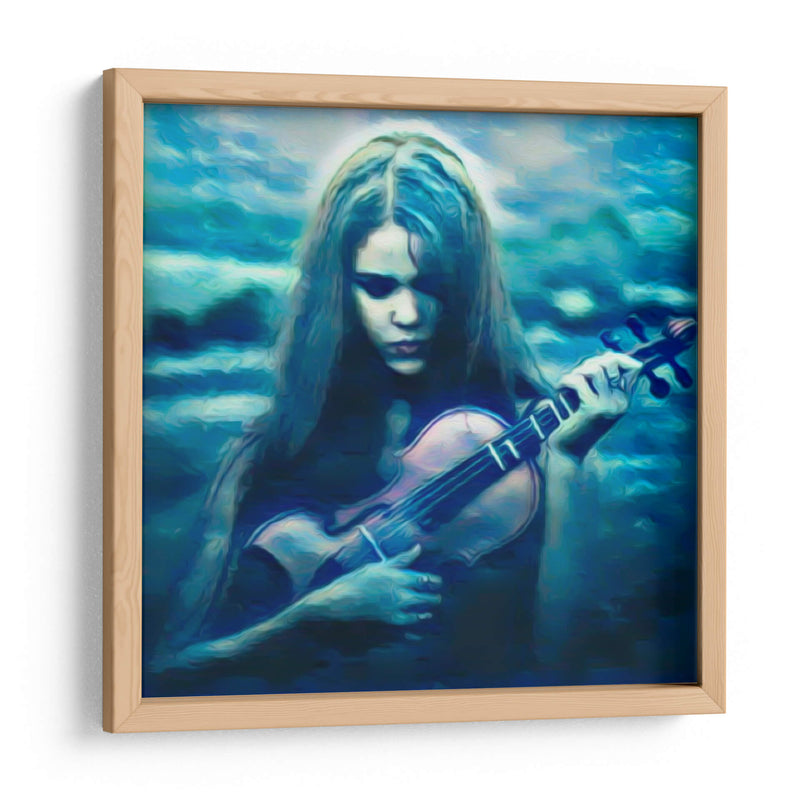 La chica del violin - Mauricio Silerio | Cuadro decorativo de Canvas Lab