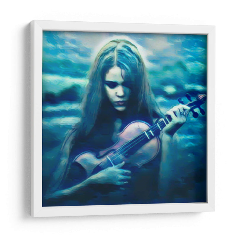 La chica del violin - Mauricio Silerio | Cuadro decorativo de Canvas Lab