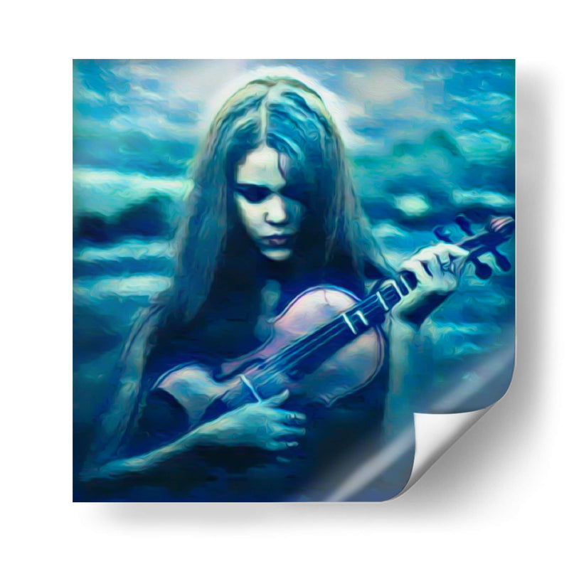 La chica del violin - Mauricio Silerio | Cuadro decorativo de Canvas Lab