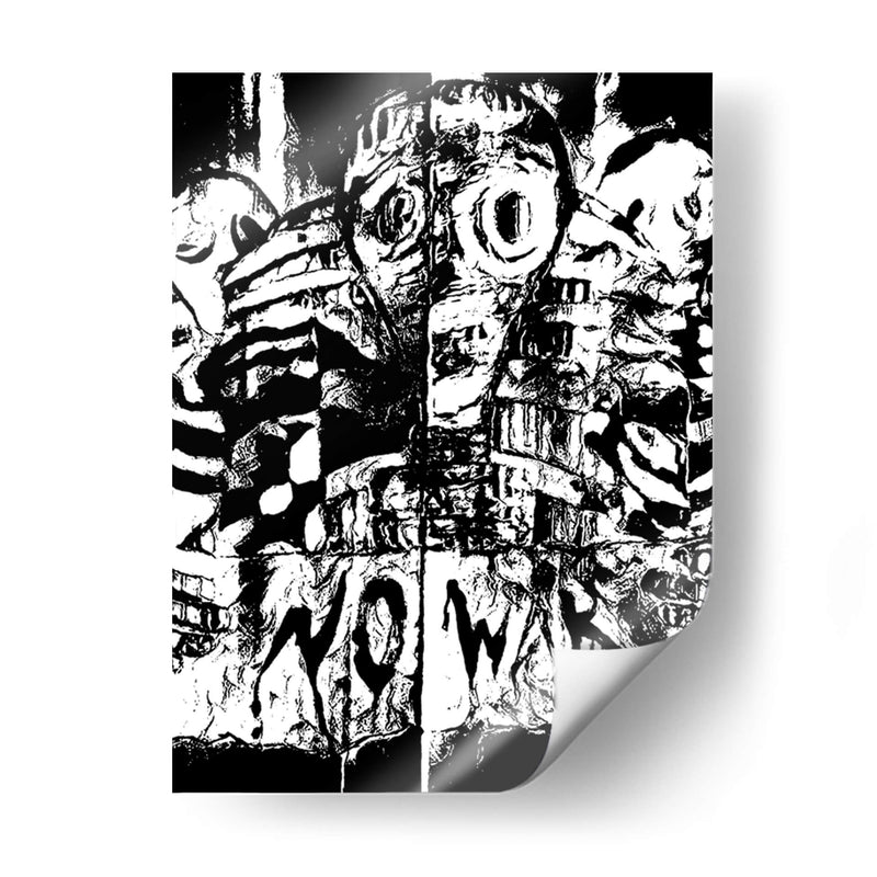 NoWar black  - Mauricio Silerio | Cuadro decorativo de Canvas Lab