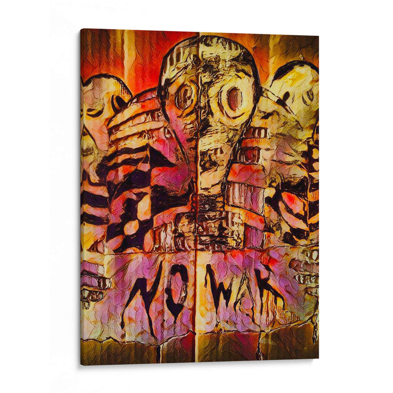 NoWar blood oil - Mauricio Silerio | Cuadro decorativo de Canvas Lab