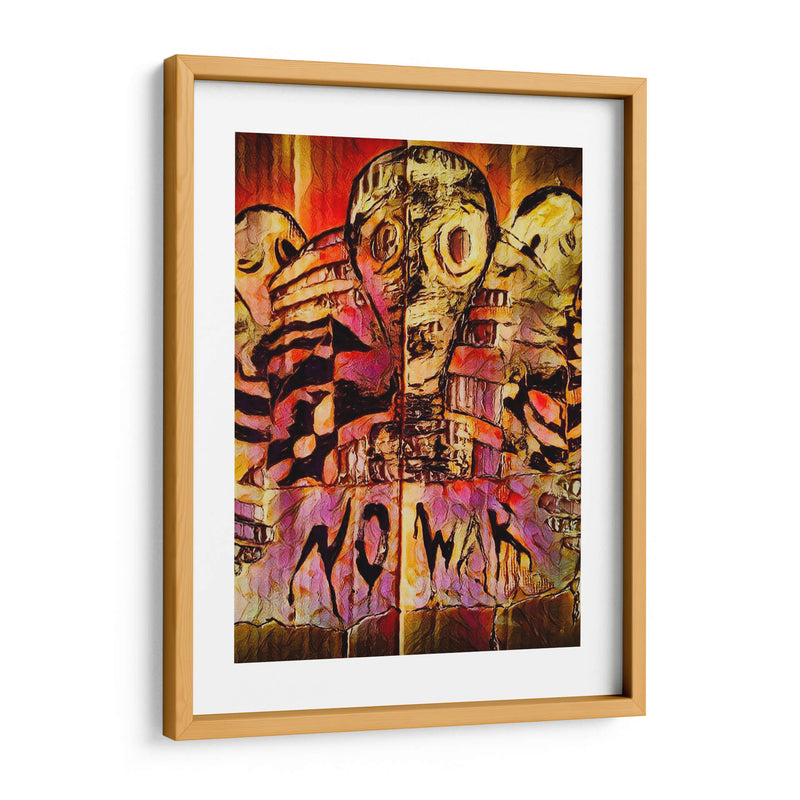 NoWar blood oil - Mauricio Silerio | Cuadro decorativo de Canvas Lab