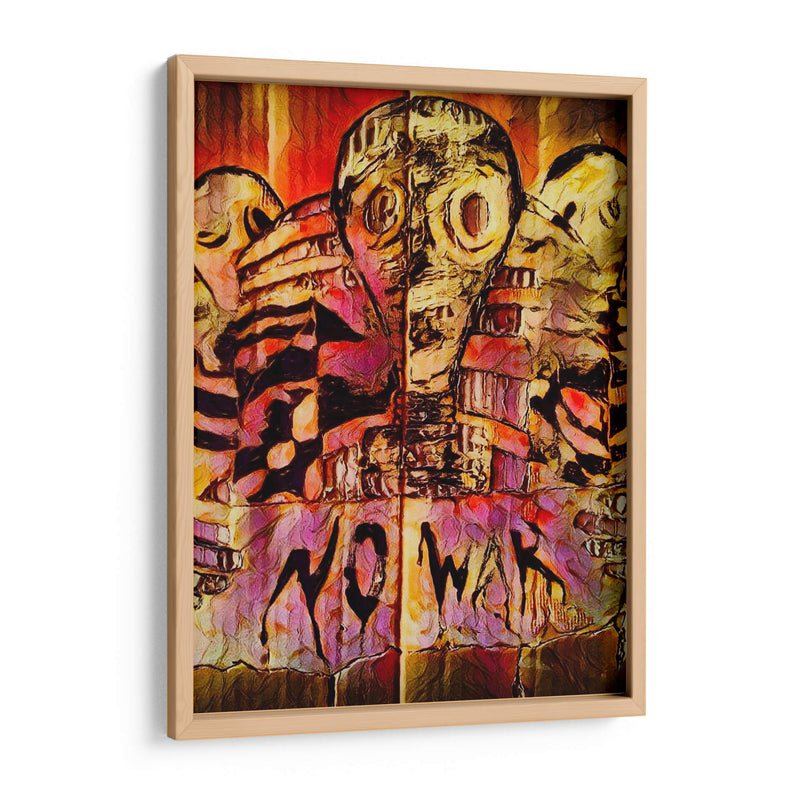 NoWar blood oil - Mauricio Silerio | Cuadro decorativo de Canvas Lab
