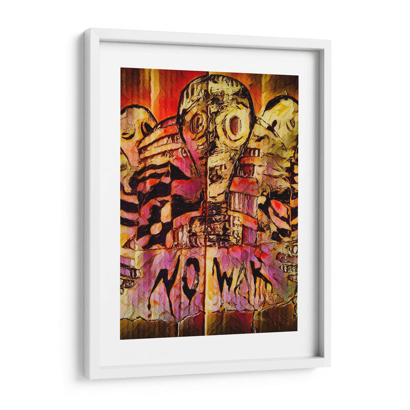 NoWar blood oil - Mauricio Silerio | Cuadro decorativo de Canvas Lab