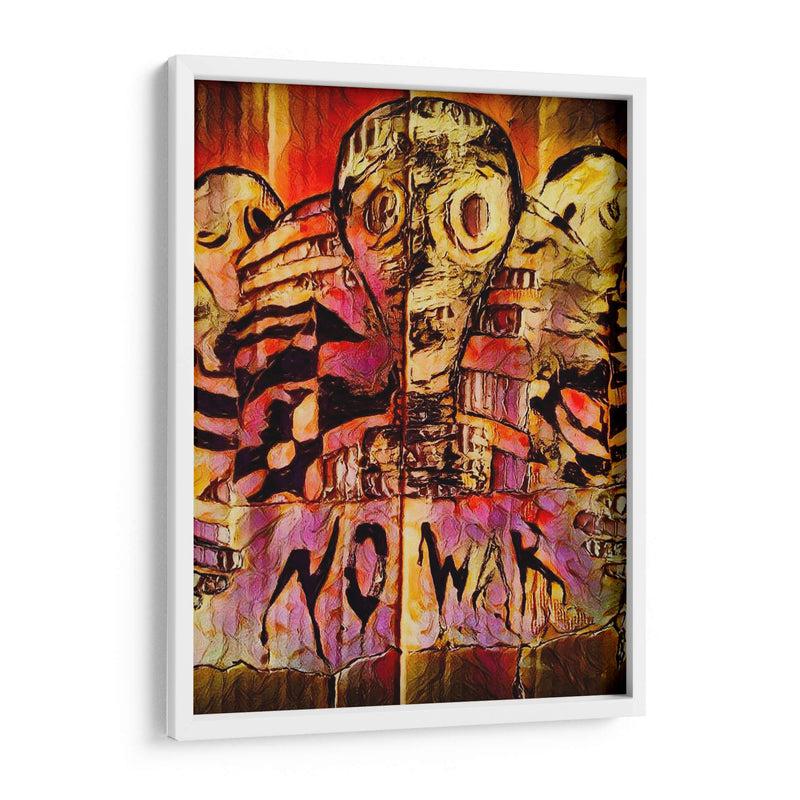 NoWar blood oil - Mauricio Silerio | Cuadro decorativo de Canvas Lab