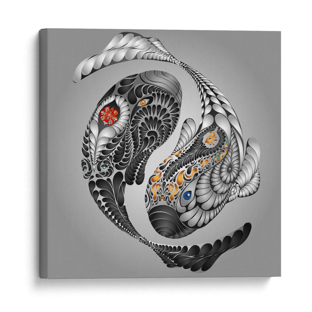 Ballenas Alebrijes - Gabriel Oz | Cuadro decorativo de Canvas Lab