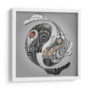 Ballenas Alebrijes - Gabriel Oz | Cuadro decorativo de Canvas Lab