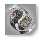 Ballenas Alebrijes - Gabriel Oz | Cuadro decorativo de Canvas Lab