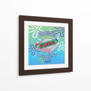 La pizza de don cangrejo - Lalonncheraa | Cuadro decorativo de Canvas Lab