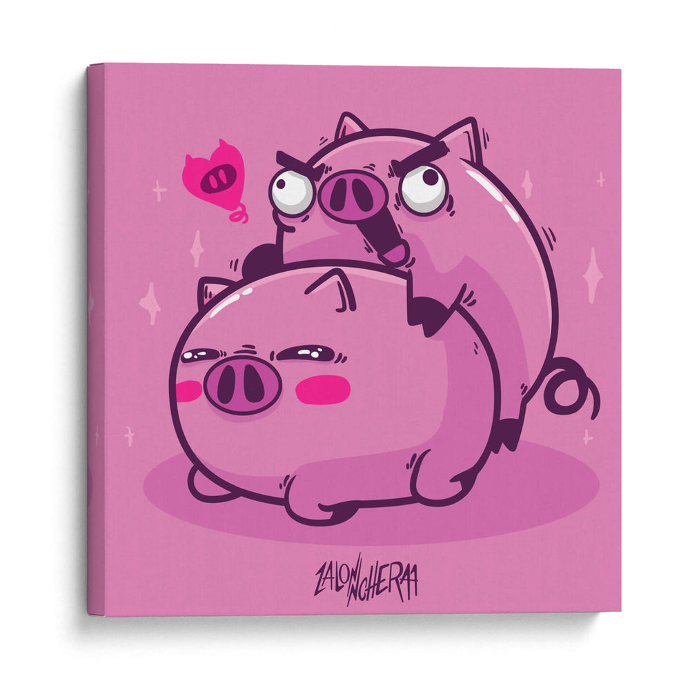 Amor puerco - Lalonncheraa | Cuadro decorativo de Canvas Lab