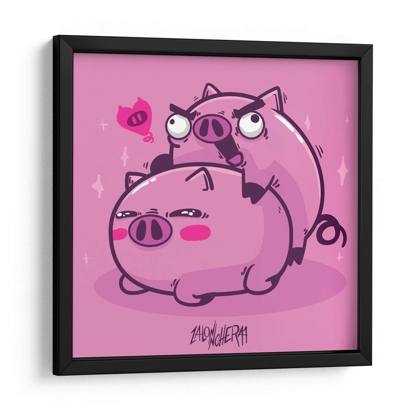 Amor puerco - Lalonncheraa | Cuadro decorativo de Canvas Lab