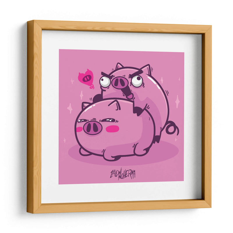 Amor puerco - Lalonncheraa | Cuadro decorativo de Canvas Lab