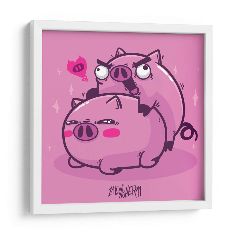 Amor puerco - Lalonncheraa | Cuadro decorativo de Canvas Lab