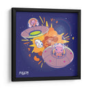 Vacas espaciales - Lalonncheraa | Cuadro decorativo de Canvas Lab