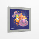 Vacas espaciales - Lalonncheraa | Cuadro decorativo de Canvas Lab