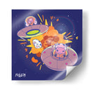 Vacas espaciales - Lalonncheraa | Cuadro decorativo de Canvas Lab