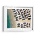 En la playa alineados - Cariteshop | Cuadro decorativo de Canvas Lab