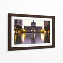 cabañas dia lluvioso - moraviorato | Cuadro decorativo de Canvas Lab