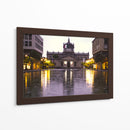 cabañas dia lluvioso - moraviorato | Cuadro decorativo de Canvas Lab