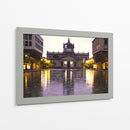 cabañas dia lluvioso - moraviorato | Cuadro decorativo de Canvas Lab