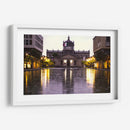 cabañas dia lluvioso - moraviorato | Cuadro decorativo de Canvas Lab