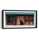 Gato negro - HSaucedo | Cuadro decorativo de Canvas Lab