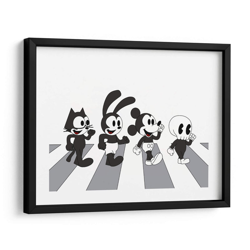 Abbey Road Cartoons - Khevth Art | Cuadro decorativo de Canvas Lab