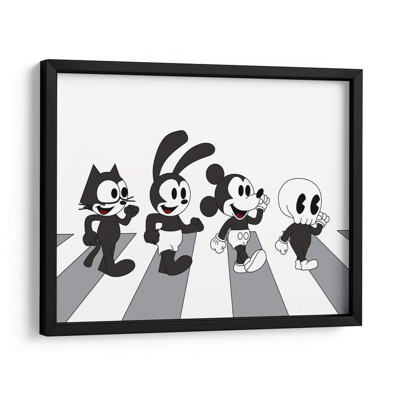 Abbey Road Cartoons - Khevth Art | Cuadro decorativo de Canvas Lab