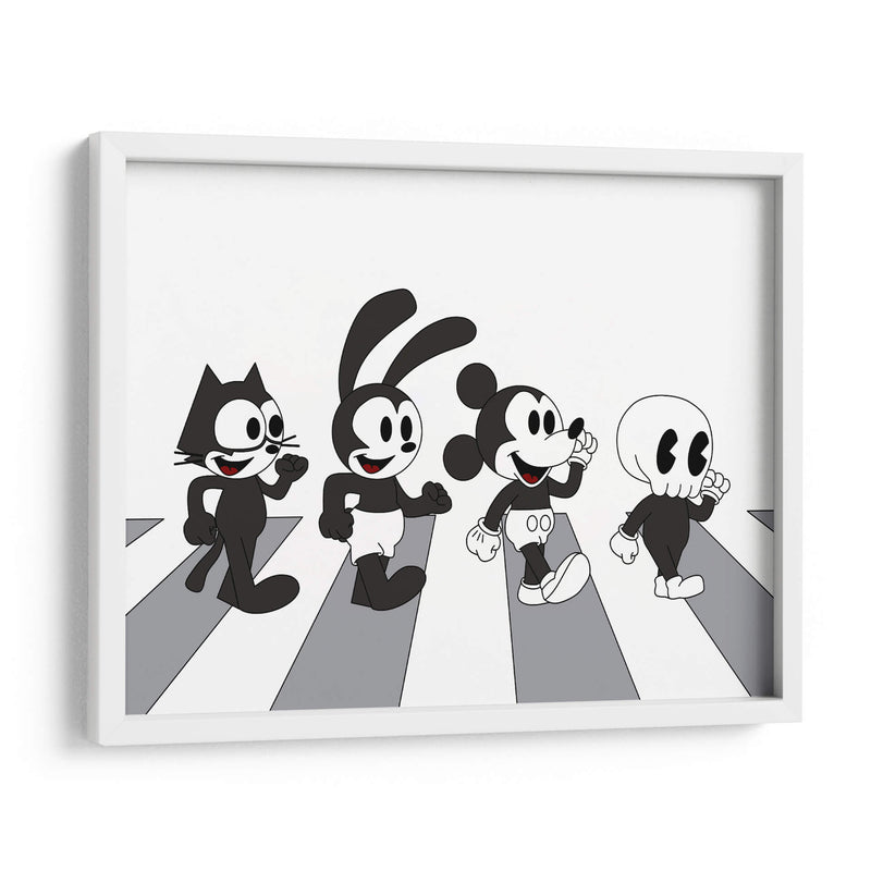 Abbey Road Cartoons - Khevth Art | Cuadro decorativo de Canvas Lab