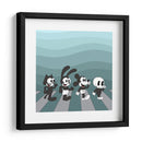 Abbey Road Cartoons Blue - Khevth Art | Cuadro decorativo de Canvas Lab