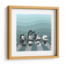 Abbey Road Cartoons Blue - Khevth Art | Cuadro decorativo de Canvas Lab
