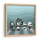 Abbey Road Cartoons Blue - Khevth Art | Cuadro decorativo de Canvas Lab