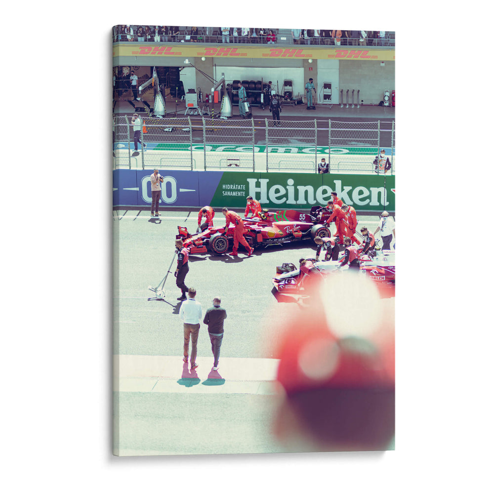 Ferrari - Carlos Santiago | Cuadro decorativo de Canvas Lab