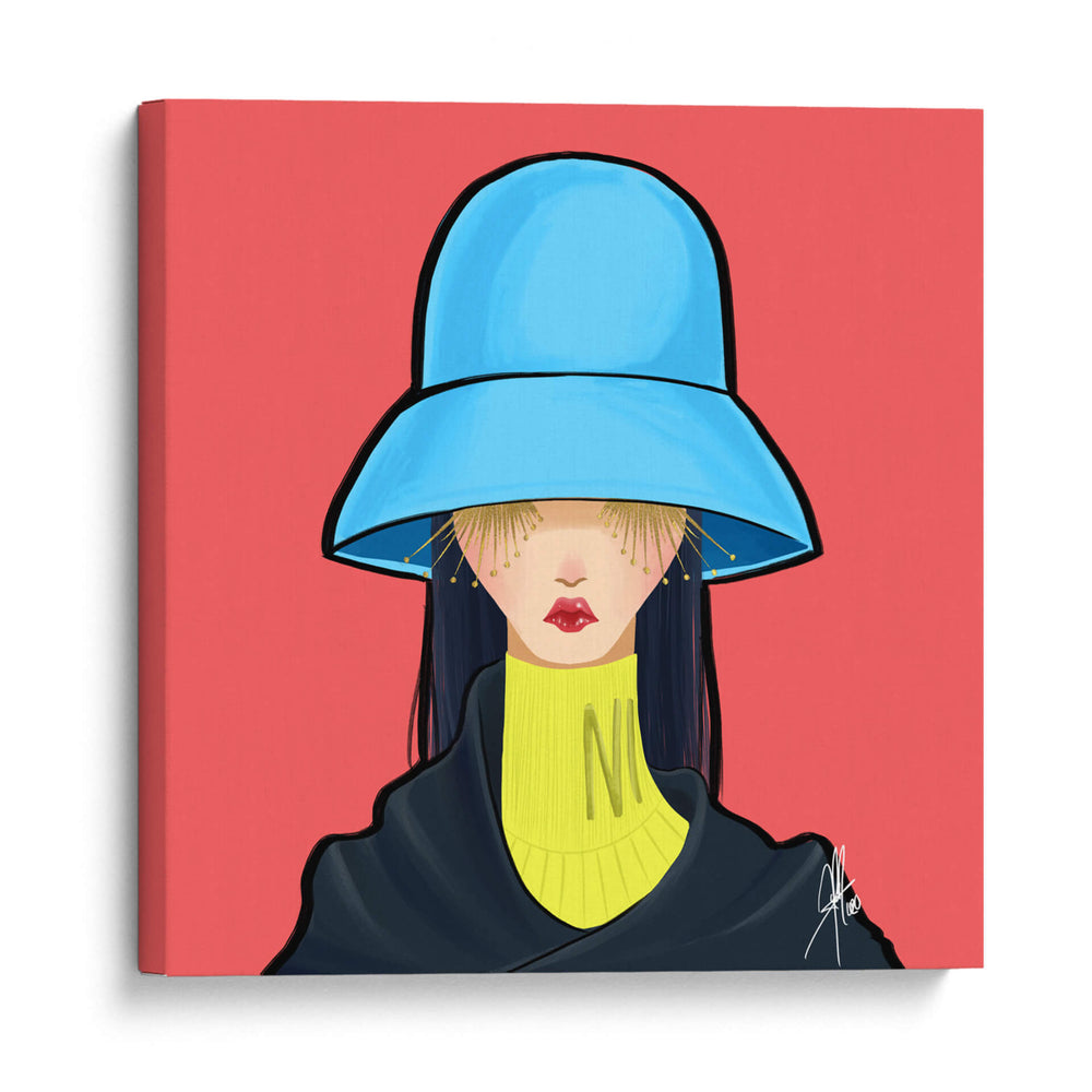 Sombrero Azul - Púrpura Imperial | Cuadro decorativo de Canvas Lab